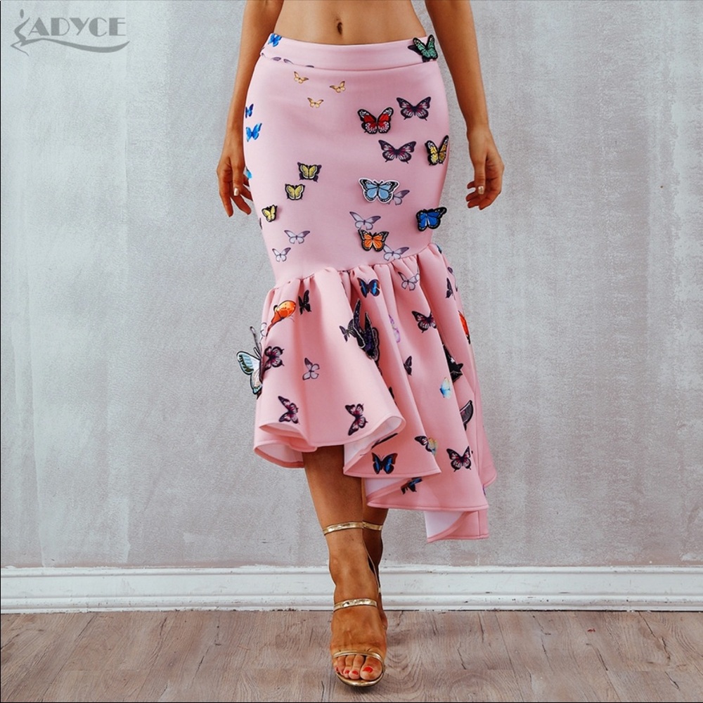 New Spring Women Elegant High Waist Skirts